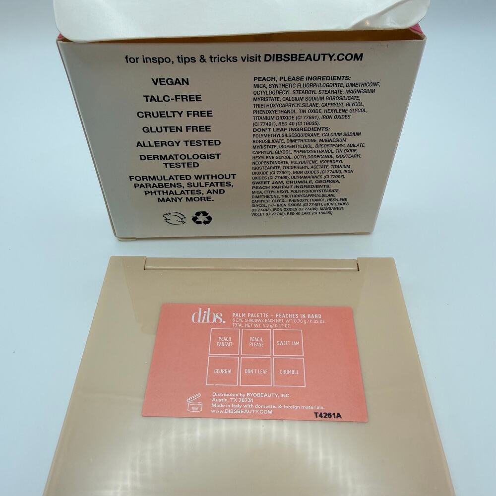 DIBS Beauty The Palm Palette Eyeshadow Palette New - Picture 6 of 6